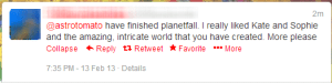 Tweets about planetfall